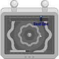 Goal Line to Capture Microbe